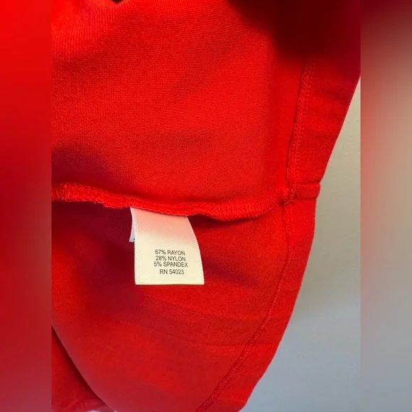 Banana Republic Red Crisscross Back Top - Picture 7 of 7